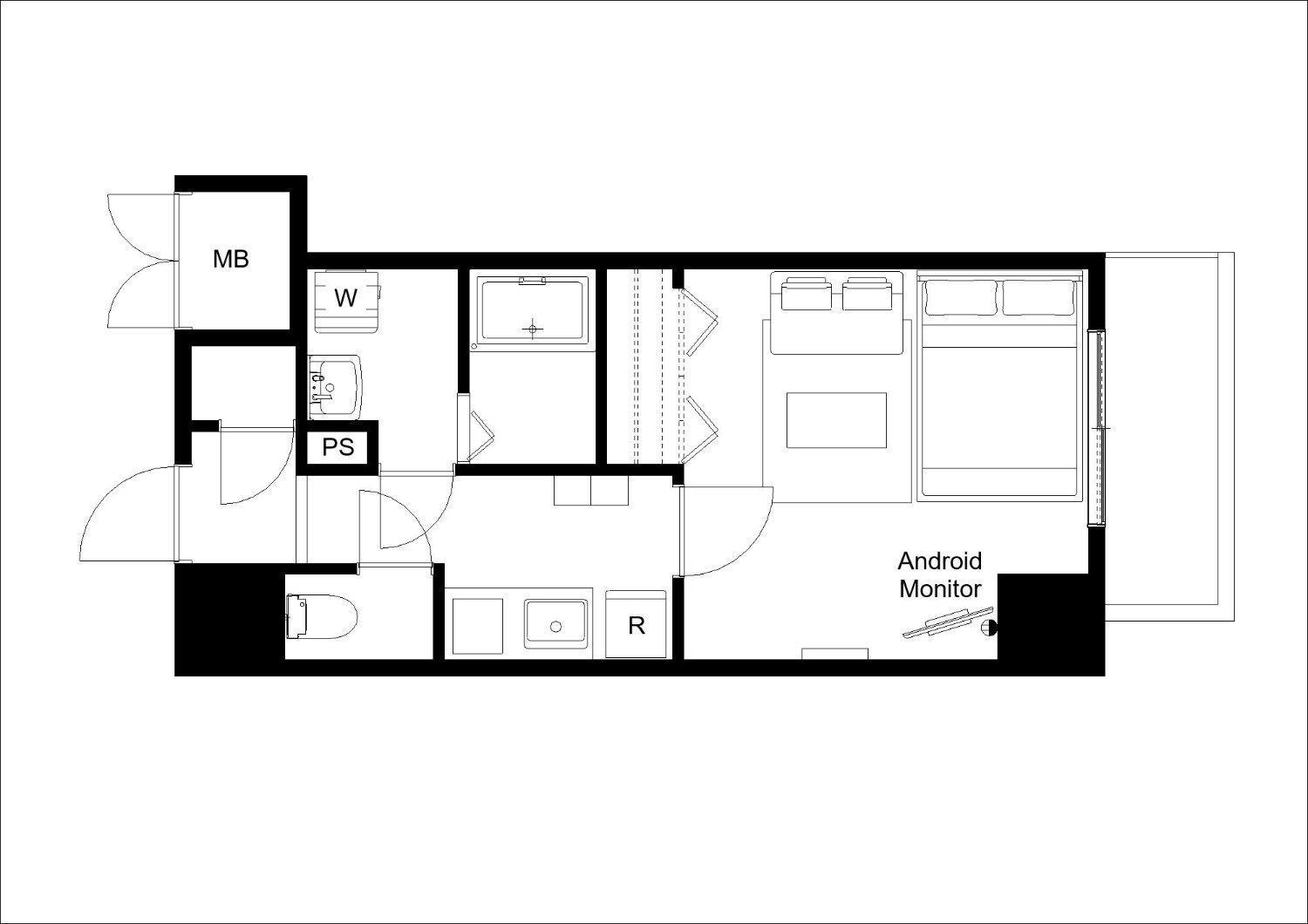 Wind Bell Baika Apartment Осака Стая снимка